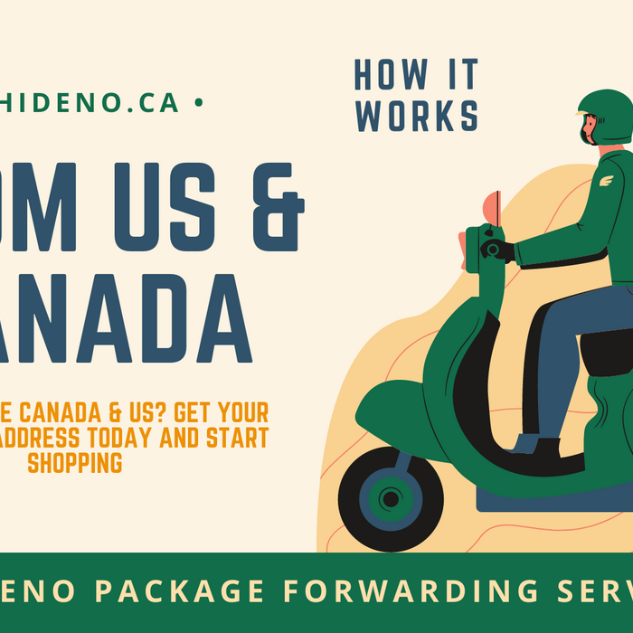 Chideno Package Forwarding Service: From US & Canada to the World