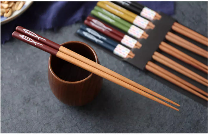 Premium Chestnut Chopsticks  – Household Dining Essential