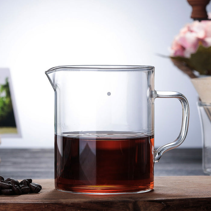 Heat-Resistant Glass Coffee Pot with Double Glass Coffee Filter Cup