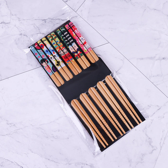 Bamboo & Wooden Chopsticks Set