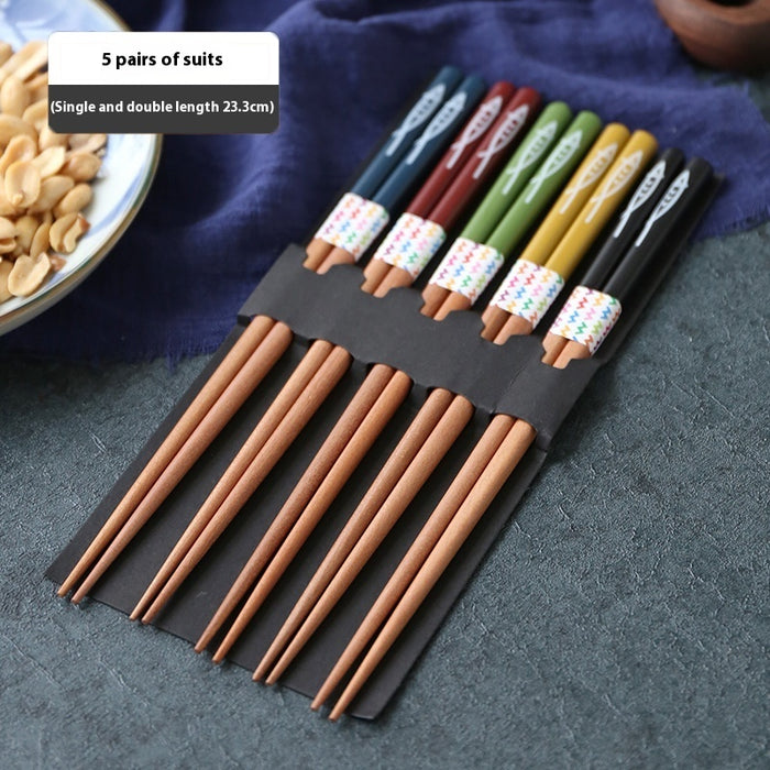 Premium Chestnut Chopsticks  – Household Dining Essential