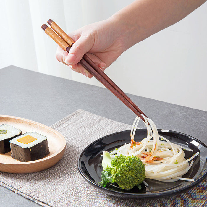 Portable Take-Out Wooden Spoon and Chopstick Storage Box