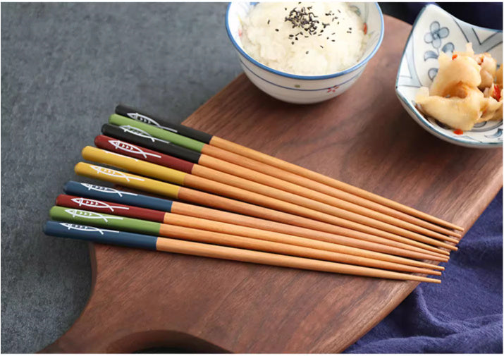 Premium Chestnut Chopsticks  – Household Dining Essential